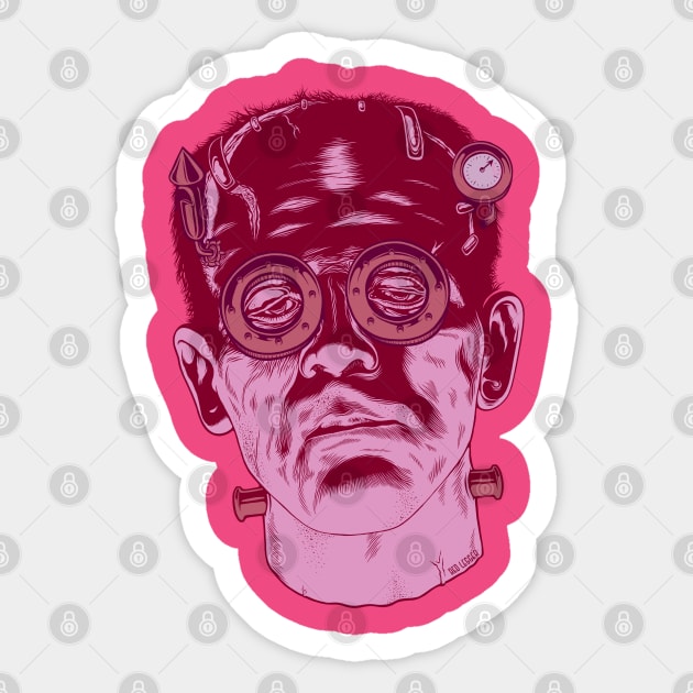 Franken-Berry Sticker by redlegger